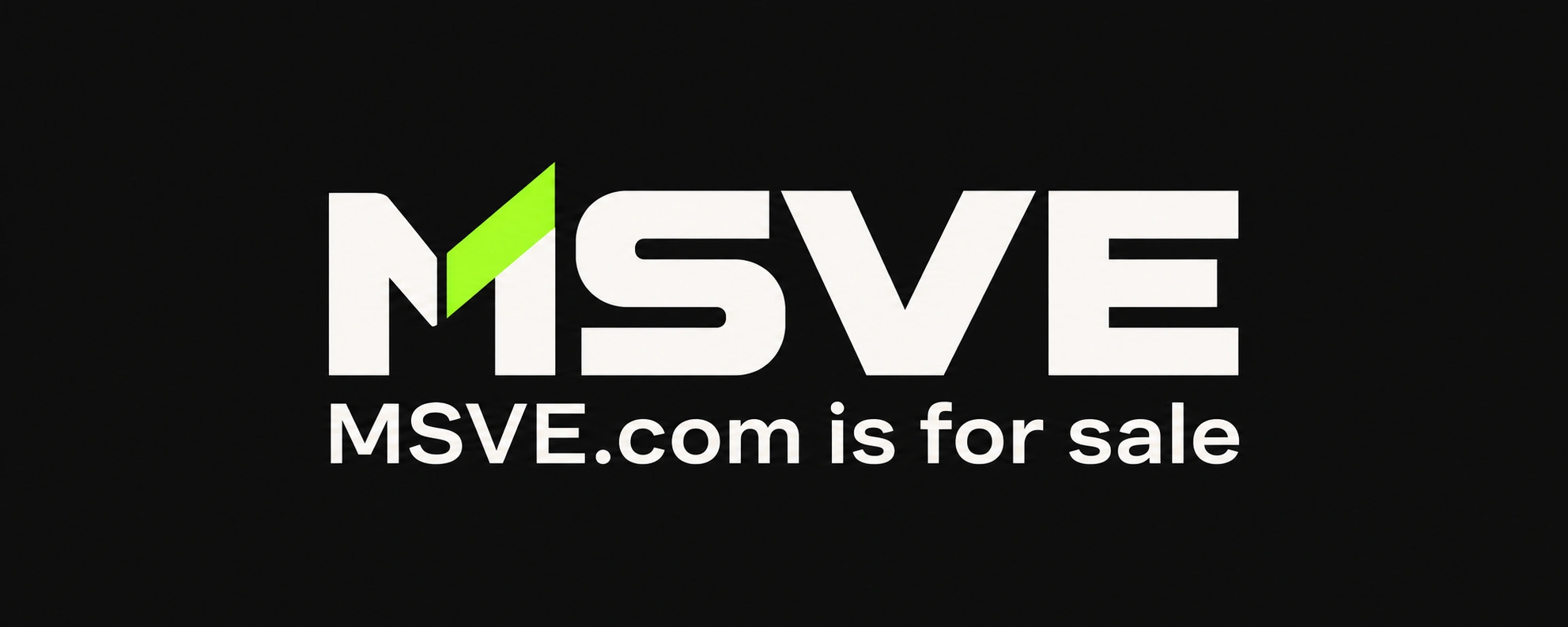 MSVE. MSVE.com is for sale